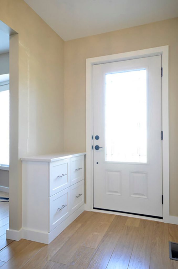 exterior door Whole Home Renovation - Whole Home Renovations Winnipeg - Kitchen Renovations Winnipeg - All Canadian Renovations Ltd.