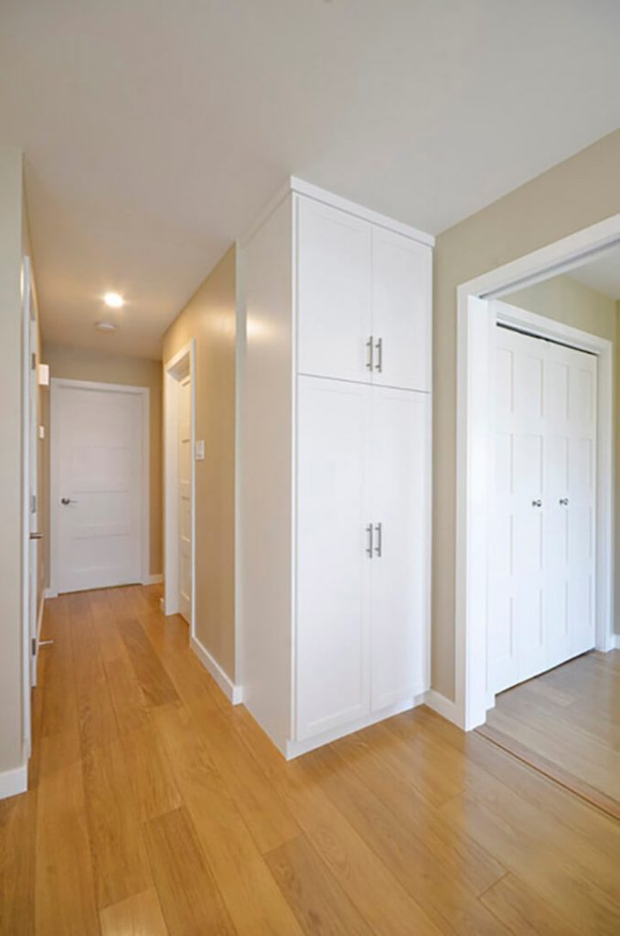 hallway storage Whole Home Renovation - Whole Home Renovations Winnipeg - Kitchen Renovations Winnipeg - All Canadian Renovations Ltd.