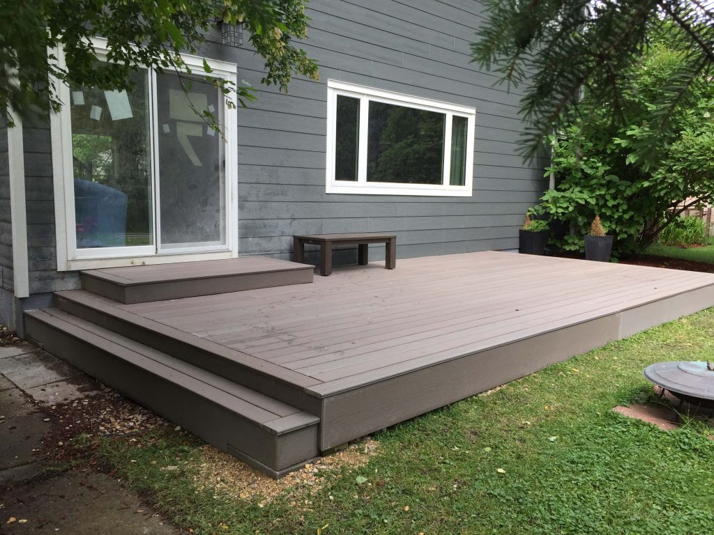 Deck - Composite - Wildwood Park - All Canadian Renovations Ltd. - Kitchen and Bathroom Renovations Winnipeg, Manitoba