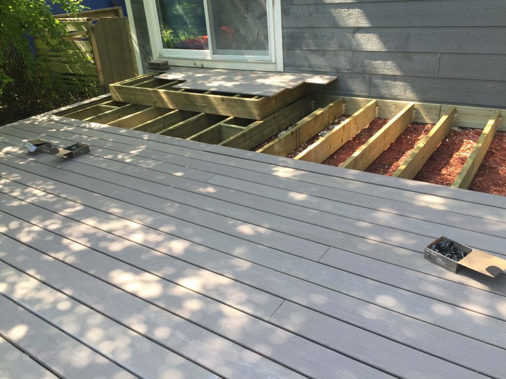 Deck - Composite - Wildwood Park - All Canadian Renovations Ltd. - Kitchen and Bathroom Renovations Winnipeg, Manitoba