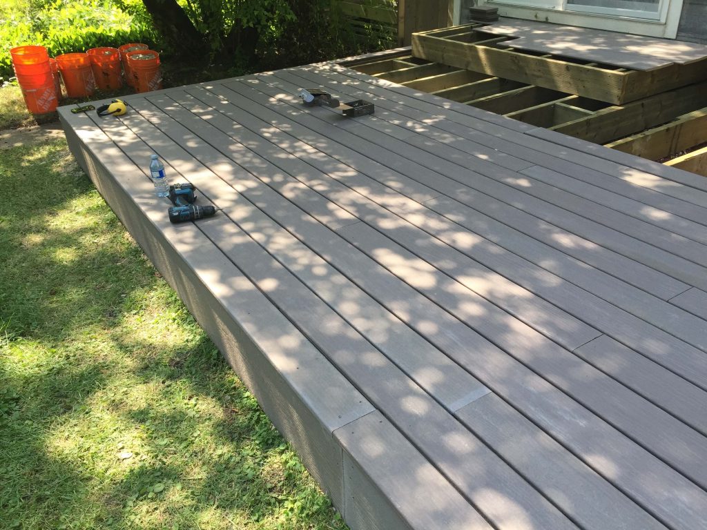 Deck - Composite - Wildwood Park - All Canadian Renovations Ltd. - Kitchen and Bathroom Renovations Winnipeg, Manitoba