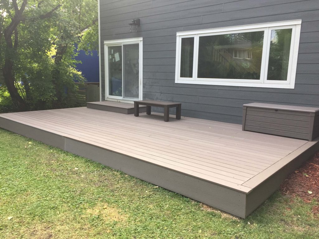 Deck - Composite - Wildwood Park - All Canadian Renovations Ltd. - Kitchen and Bathroom Renovations Winnipeg, Manitoba