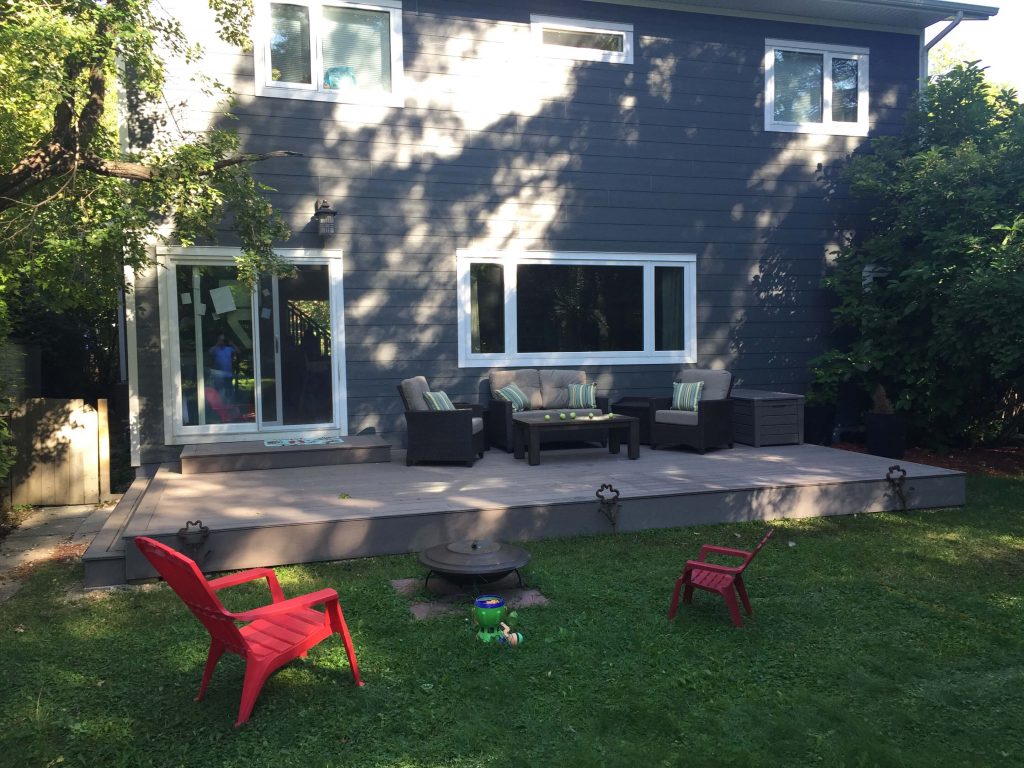 Deck - Composite - Wildwood Park - All Canadian Renovations Ltd. - Kitchen and Bathroom Renovations Winnipeg, Manitoba
